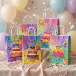 Bolsas /Dulcero Decorado "Feliz Cumpleaños"