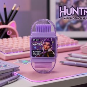 Huntrix Gomas Sacapuntas y Compartimentos para Basura