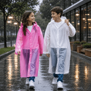Impermeable EVA para Niños con Gorro Reforzado