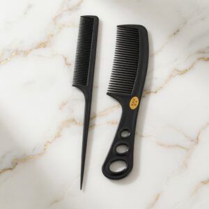 Duos de Peines para Cabello Dos tamaños Negros