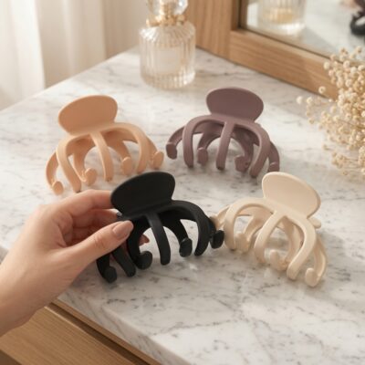 Pinzas Grandes Matte para Cabello