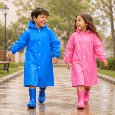 Impermeable "EVA RAIN" Infantil Reforzado con Gorro