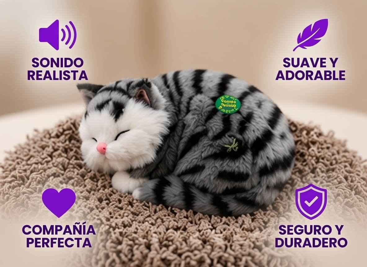 Gatitos con Alfombra para Decorar incluye sonido