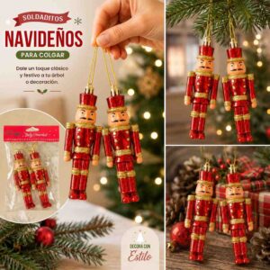 Sets de 2 Soldaditos Navideños