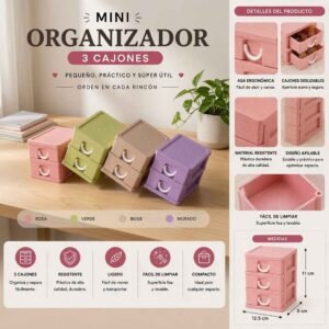 Mini Organizador de 3 Cajones - Imagen 2