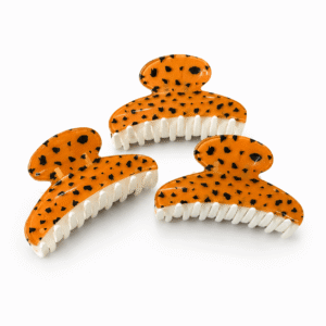 Pinzas para Cabello Estampado Leopardo