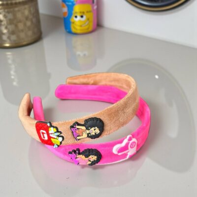 Diademas Barbie Gruesas con Figuras/Pin 3D