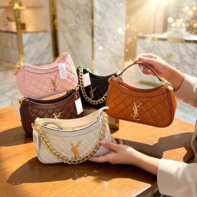Bolso de Mujer "YLS" Dorado Colores