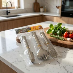 Set de 3 Utencilios de Cocina Metalicos
