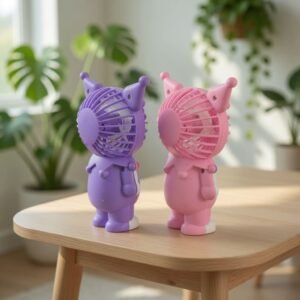 Ventilador Kuromi de Mano Tornasol - Imagen 2