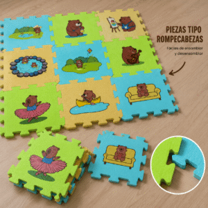 Tapete Didactico Armable Infantil Capibara