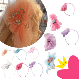 Diademas Kawai Flores Brillos