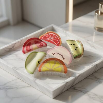 Pinzas Frutitas para Cabello
