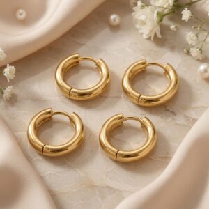 Aretes Arrcadas Mini de Acero Inoxidable