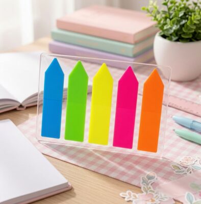 Separadores/Post Its de Colores Neón para Libro
