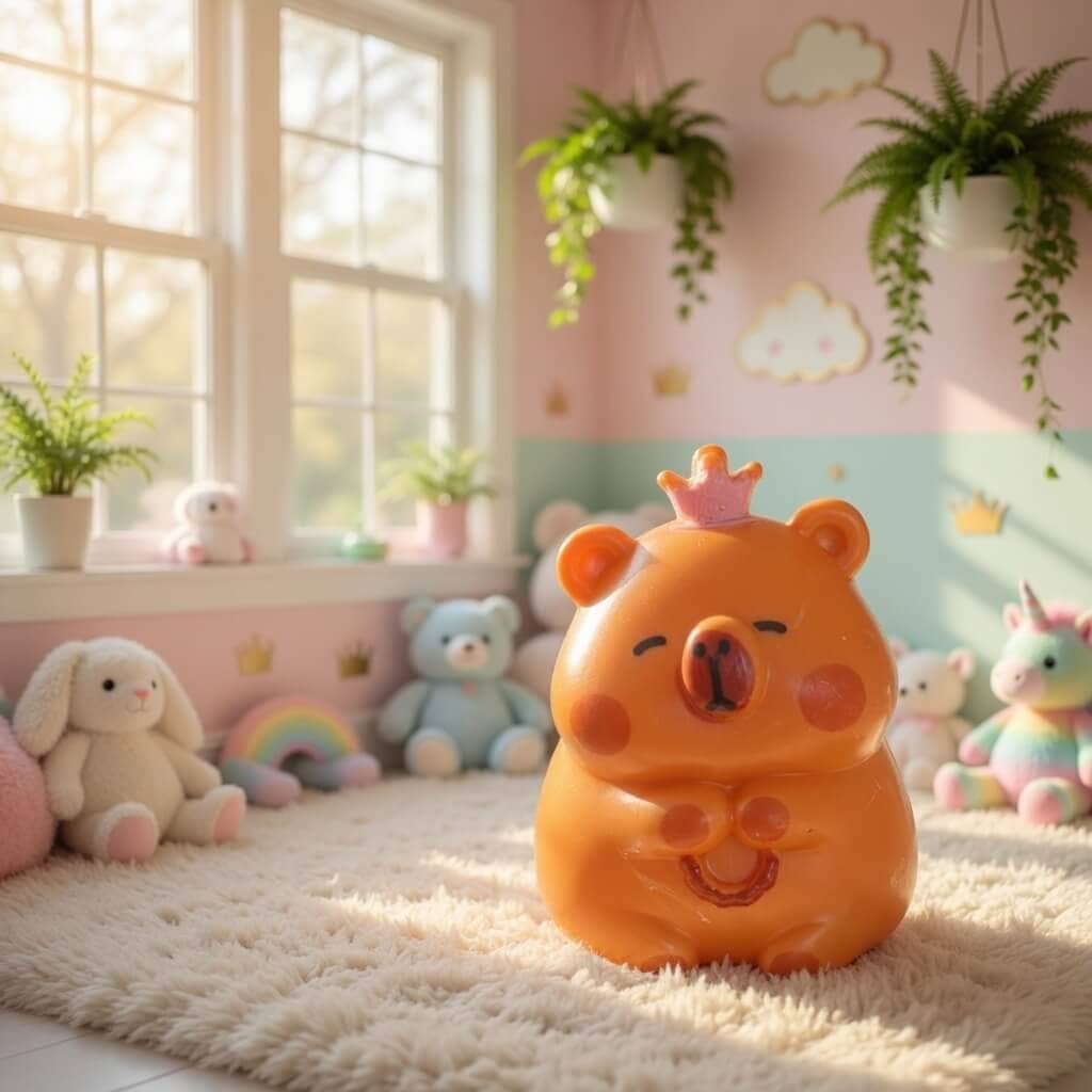Sets 4 Capibaras Adornos Figuras - Imagen 3