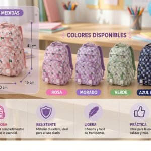 Mochila Casual MultiCompartimentos Penguin Style - Imagen 2