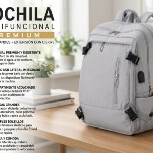 Mochila Expandible Premium USB - Imagen 2