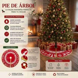 Pie de Arbol Navideño - Imagen 3