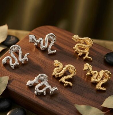 Pincitas Metalicas para Cabello Doradas-Plateadas