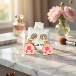 Aretes Colgantes Labubus/Capibaras "Zirconia" - Imagen 2