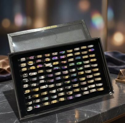 Anillos Acero Inoxidable Colores