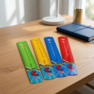 Regla 20cm Flexible Colores