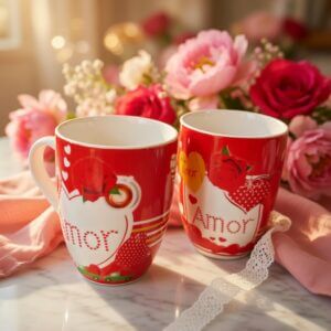 Taza Amor Rosa