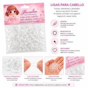 Bolsita de Ligas Latex Transparentes Chicas - Imagen 3