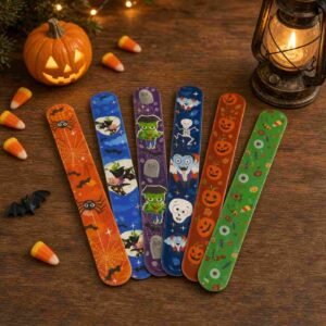 Pulseras Halloween Metalicas tipo Resorte