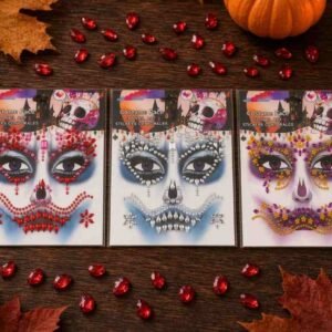 Sets Pedreria para Rostro Halloween Disfraz
