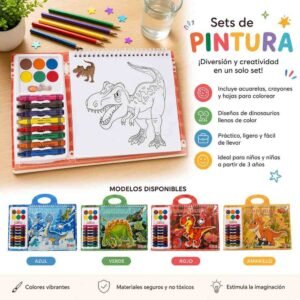 Acuarelas con Libreta y Crayones Infantiles - Image 3