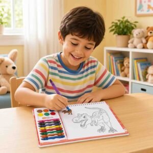 Acuarelas con Libreta y Crayones Infantiles - Image 2