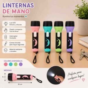 Lamparas de Mano Lunitas Colores - Imagen 2
