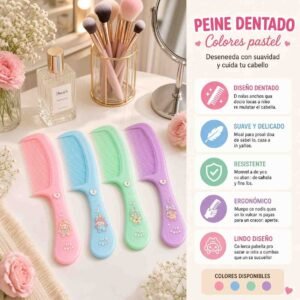 Peines Grandes de Colores Pastel - Imagen 3