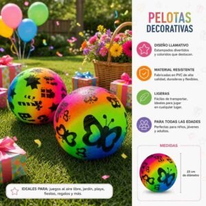 Pelotas de Plastico Mariposas - Image 3
