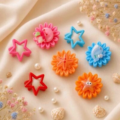 Sets de Cucas Estrella y Pinza "Mar"