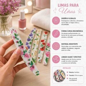 Limas de Uñas Profesional Forma Peine - Image 3