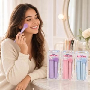 Bolsitas de 5 Brochas para Maquillaje de Bolsillo - Imagen 2