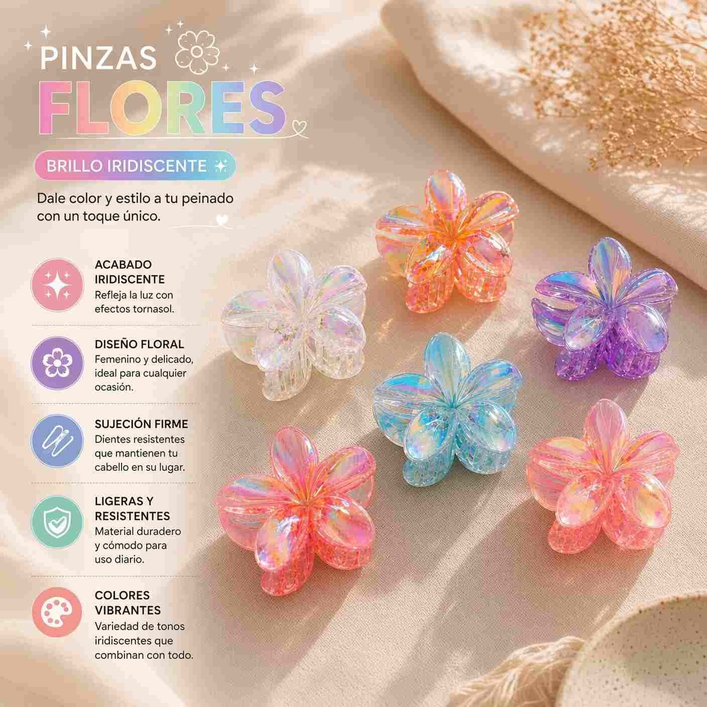 Pinzas Hawainas Tipo Cristalinas - Imagen 3