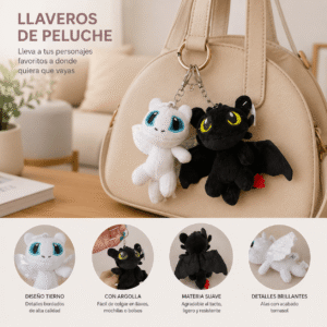 2 Llaveros Chimuelo Hermosos - Image 2
