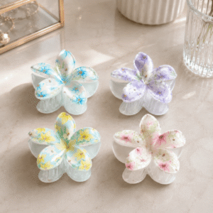 Pinzas Hawainas con Flores Decorados