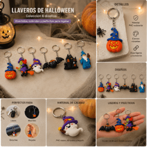 Llaveros Halloween Figuras 3D - Imagen 3