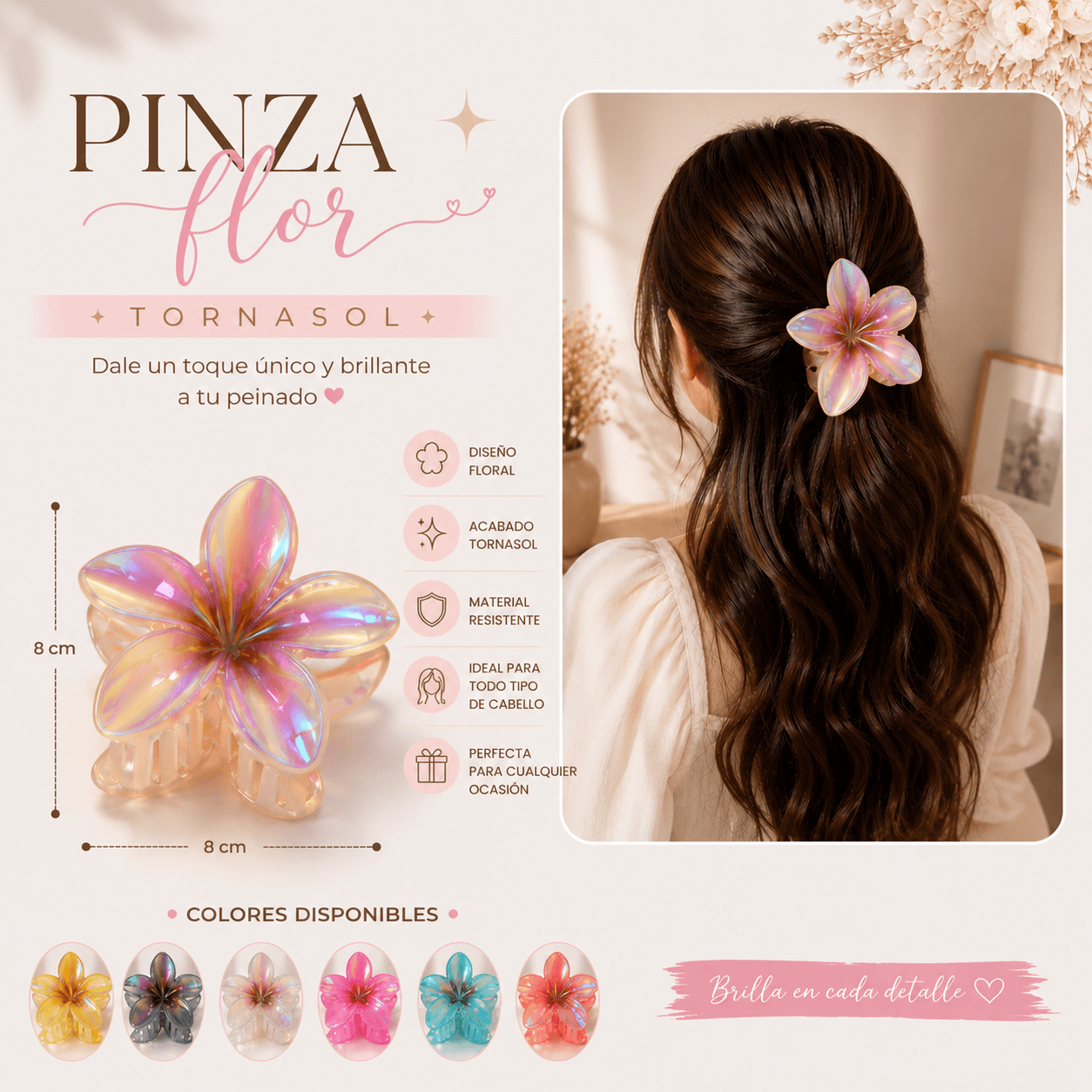 Pinzas Hawainas Cristalinas Hermosas Centro - Imagen 3