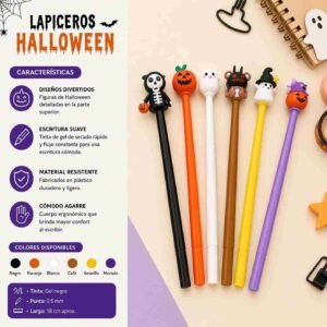 Lapiceros Gel Halloween con Figura 3D - Imagen 3