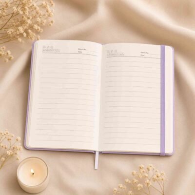 Agenda con Separador Tipo Piel