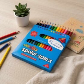 Caja de 12 Colores Jumbo "Sparx"