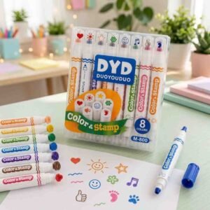 Caja de 8 Plumones con Sello