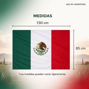 Banderas de México 150cm * 85cm - Image 3