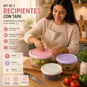 Sets de 3 Toppers con Tapa colores - Imagen 3